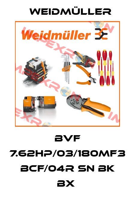 BVF 7.62HP/03/180MF3 BCF/04R SN BK BX  Weidmüller