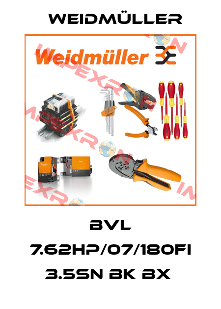 BVL 7.62HP/07/180FI 3.5SN BK BX  Weidmüller