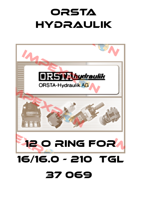 12 O ring for 16/16.0 - 210  TGL  37 069  Orsta Hydraulik