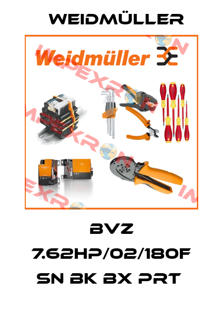 BVZ 7.62HP/02/180F SN BK BX PRT  Weidmüller