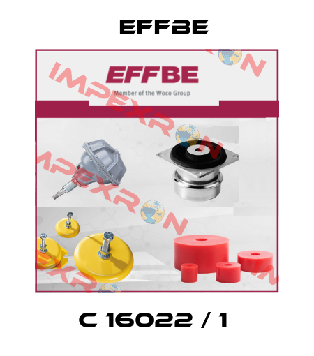 C 16022 / 1  Effbe
