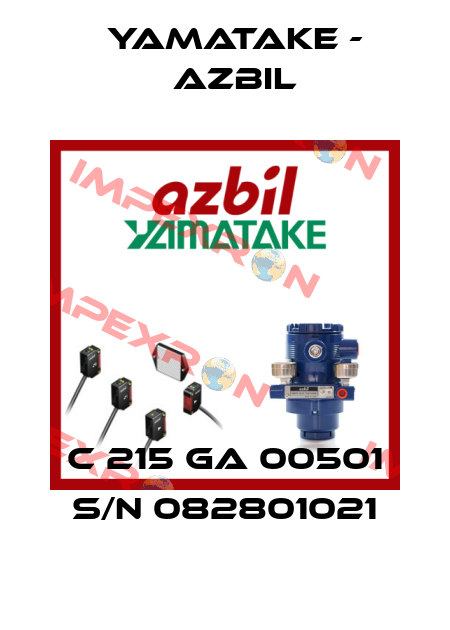 C 215 GA 00501 S/N 082801021 Yamatake - Azbil