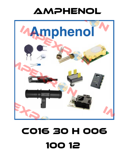 C016 30 H 006 100 12  Amphenol