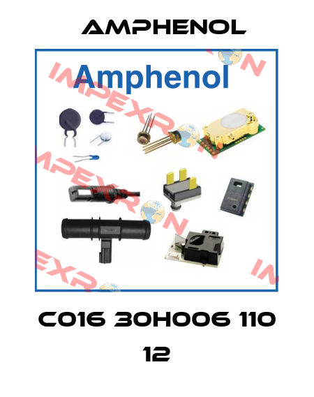 C016 30H006 110 12 Amphenol