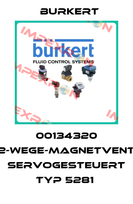 00134320 2/2-WEGE-MAGNETVENTIL; SERVOGESTEUERT TYP 5281  Burkert
