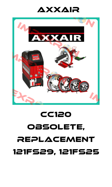 CC120 obsolete, replacement 121FS29, 121FS25  Axxair