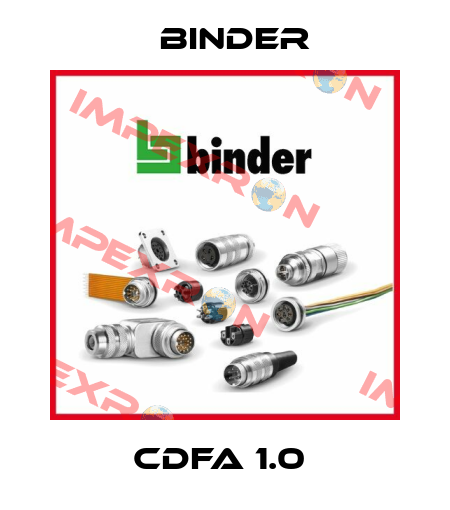 CDFA 1.0  Binder