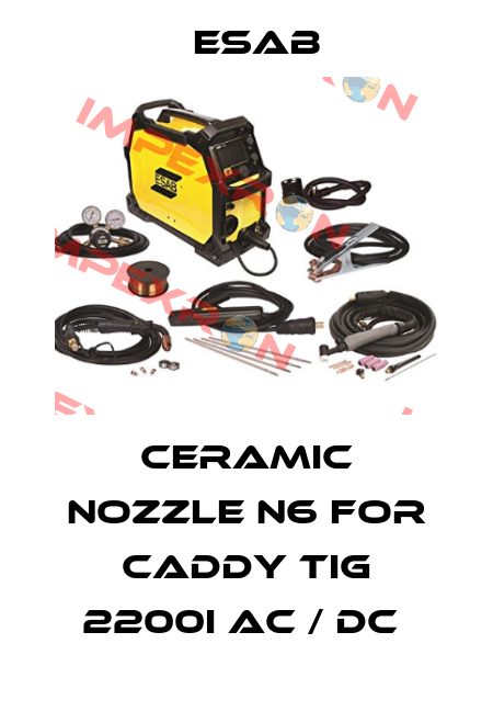 CERAMIC NOZZLE N6 FOR CADDY TIG 2200I AC / DC  Esab