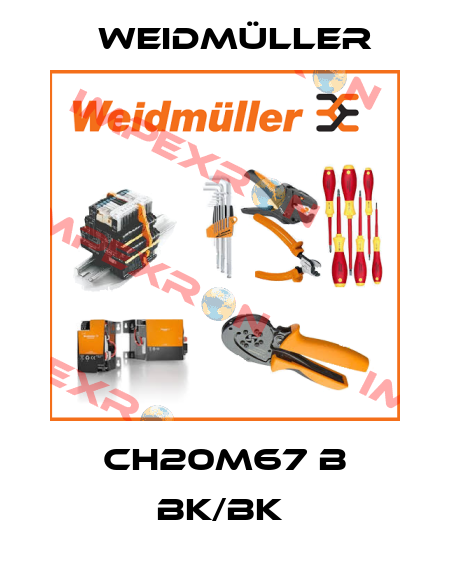 CH20M67 B BK/BK  Weidmüller