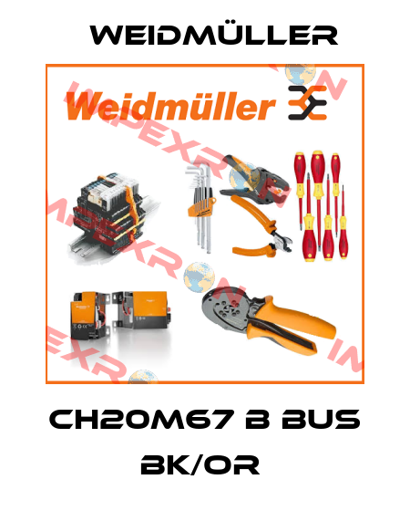 CH20M67 B BUS BK/OR  Weidmüller