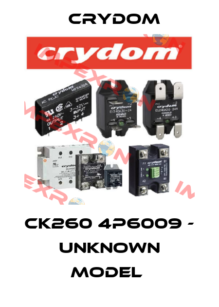 CK260 4P6009 - UNKNOWN MODEL  Crydom