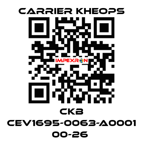 CKB CEV1695-0063-A0001 00-26  Carrier Kheops