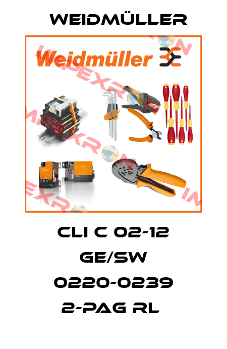 CLI C 02-12 GE/SW 0220-0239 2-PAG RL  Weidmüller