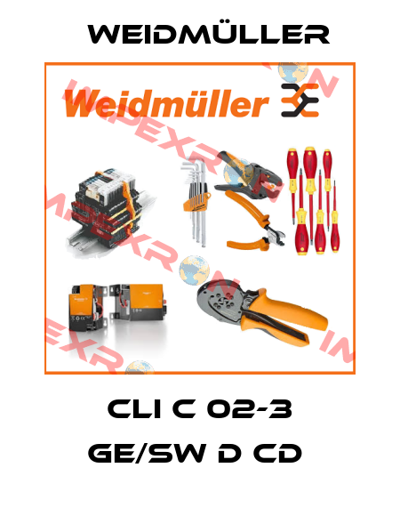 CLI C 02-3 GE/SW D CD  Weidmüller