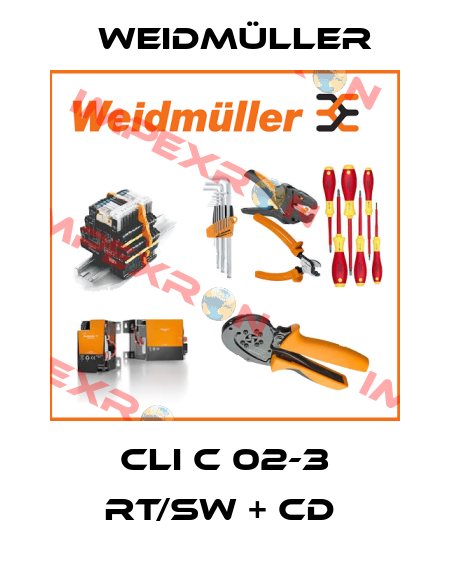 CLI C 02-3 RT/SW + CD  Weidmüller