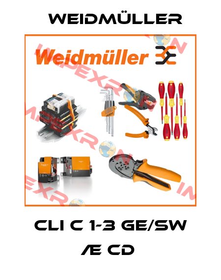 CLI C 1-3 GE/SW Æ CD  Weidmüller