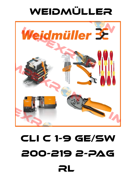 CLI C 1-9 GE/SW 200-219 2-PAG RL  Weidmüller