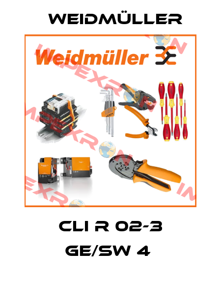 CLI R 02-3 GE/SW 4  Weidmüller