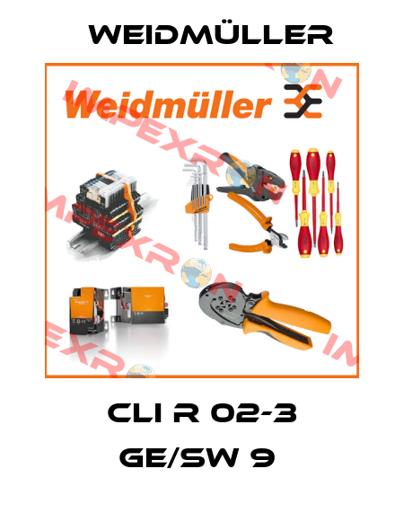CLI R 02-3 GE/SW 9  Weidmüller