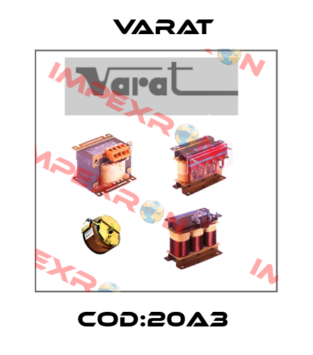 COD:20A3  Varat