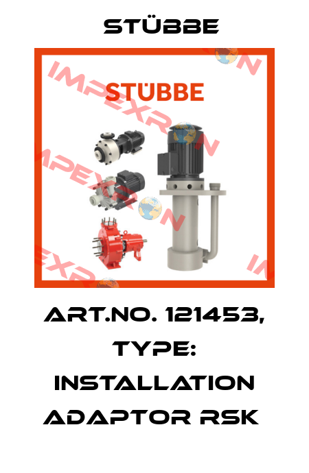 Art.No. 121453, Type: Installation adaptor RSK  Stübbe
