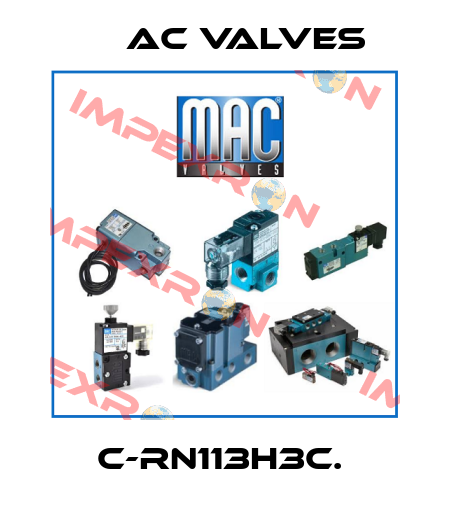 C-RN113H3C.  МAC Valves