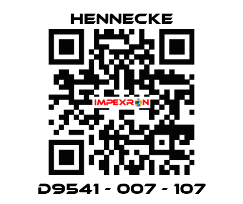 D9541 - 007 - 107 Hennecke