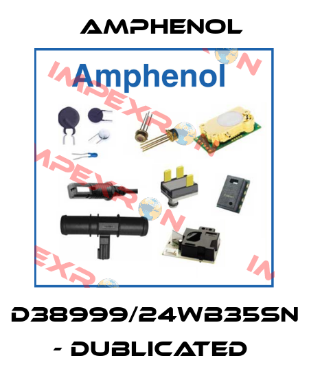 D38999/24WB35SN - DUBLICATED  Amphenol