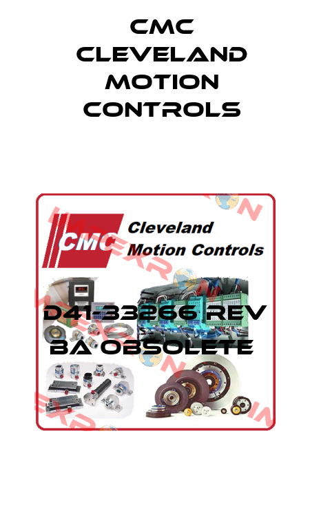 D41-33266 REV BA obsolete  Cmc Cleveland Motion Controls