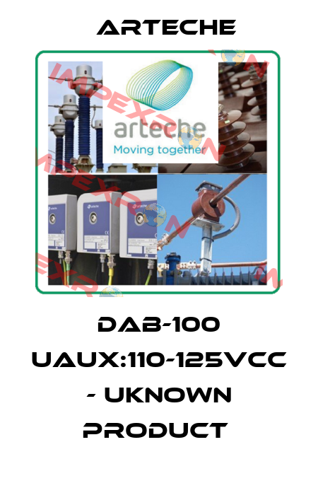DAB-100 Uaux:110-125Vcc - uknown product  Arteche
