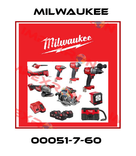 00051-7-60  Milwaukee