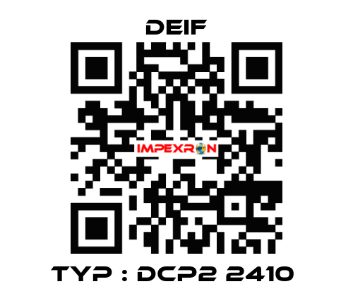 Typ : DCP2 2410  Deif