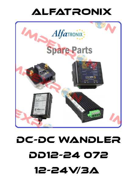 DC-DC Wandler DD12-24 072 12-24V/3A  Alfatronix