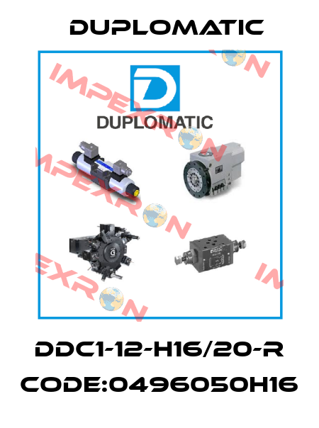 DDC1-12-H16/20-R CODE:0496050H16 Duplomatic