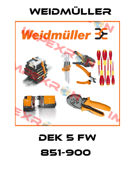 DEK 5 FW 851-900  Weidmüller