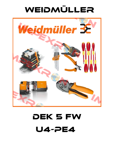 DEK 5 FW U4-PE4  Weidmüller
