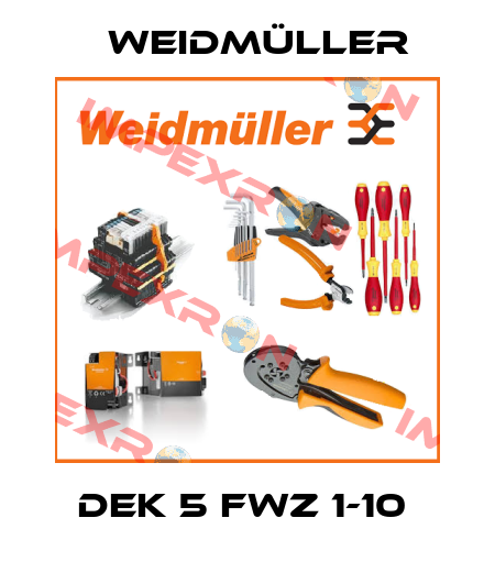 DEK 5 FWZ 1-10  Weidmüller