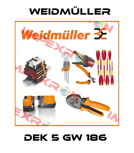 DEK 5 GW 186  Weidmüller
