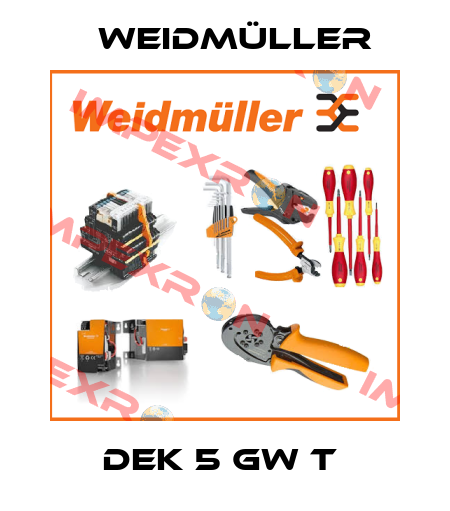 DEK 5 GW T  Weidmüller