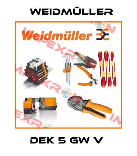 DEK 5 GW V  Weidmüller