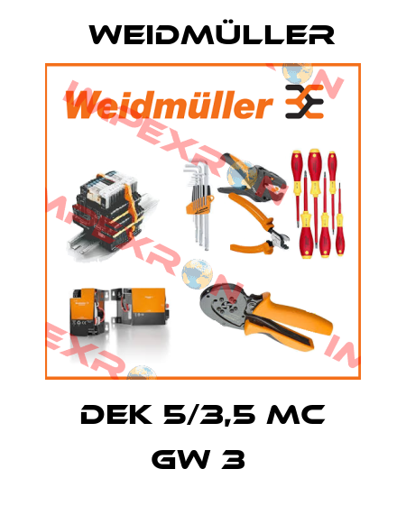 DEK 5/3,5 MC GW 3  Weidmüller