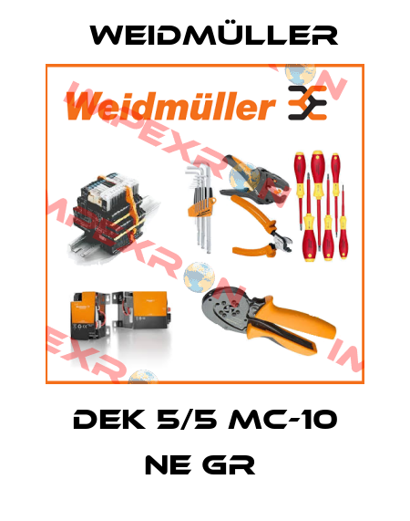 DEK 5/5 MC-10 NE GR  Weidmüller
