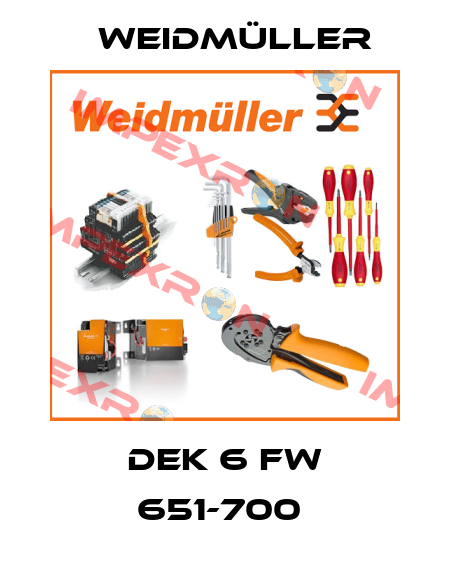 DEK 6 FW 651-700  Weidmüller