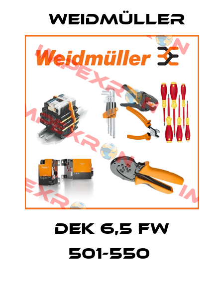 DEK 6,5 FW 501-550  Weidmüller
