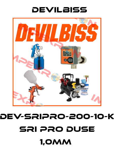 DEV-SRIPRO-200-10-K SRI PRO DUSE 1,0MM  Devilbiss