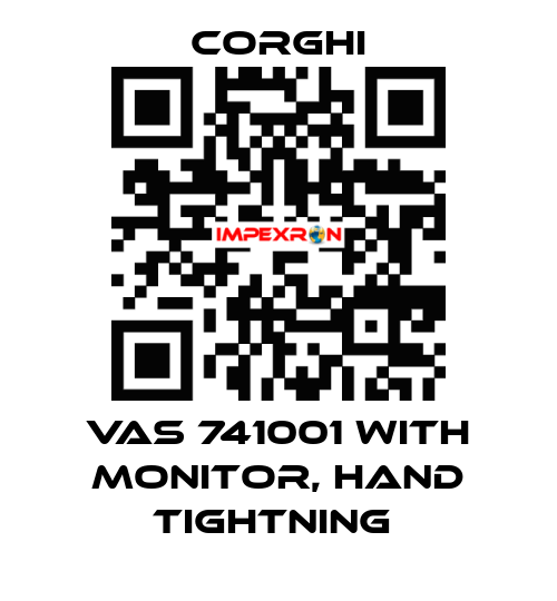 VAS 741001 with monitor, hand tightning  Corghi