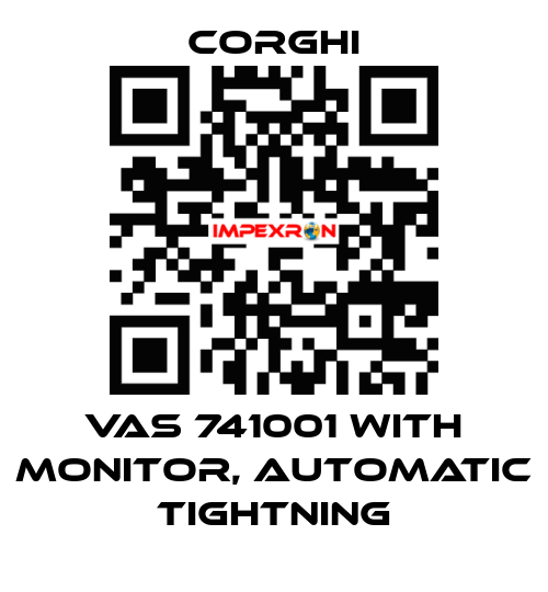 VAS 741001 with monitor, automatic tightning Corghi