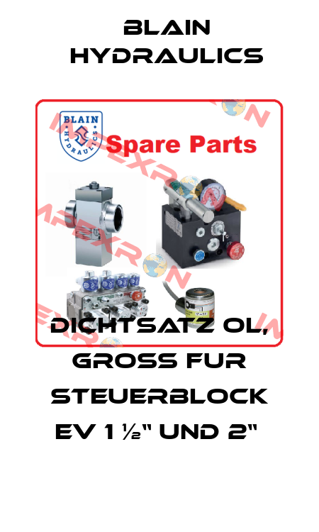 DICHTSATZ OL, GROß FUR STEUERBLOCK EV 1 ½“ UND 2“  Blain Hydraulics
