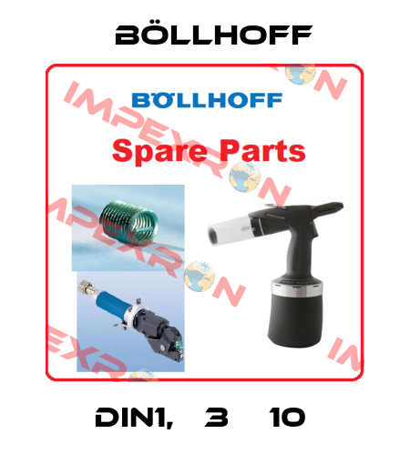 DIN1, Ф3 Х 10  Böllhoff