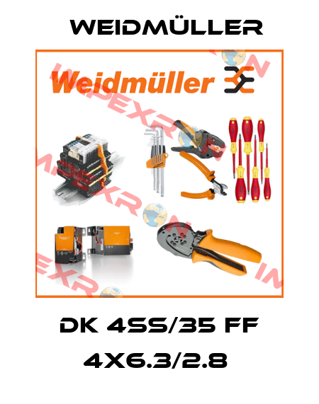 DK 4SS/35 FF 4X6.3/2.8  Weidmüller